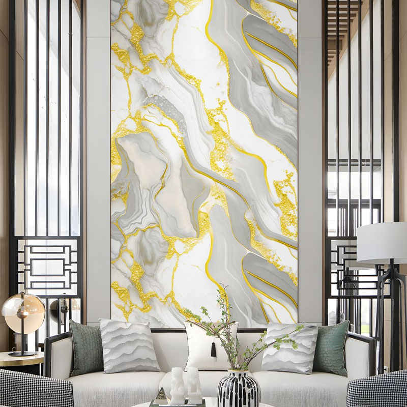 برچسب دیوار مرمر زرق و برق دار